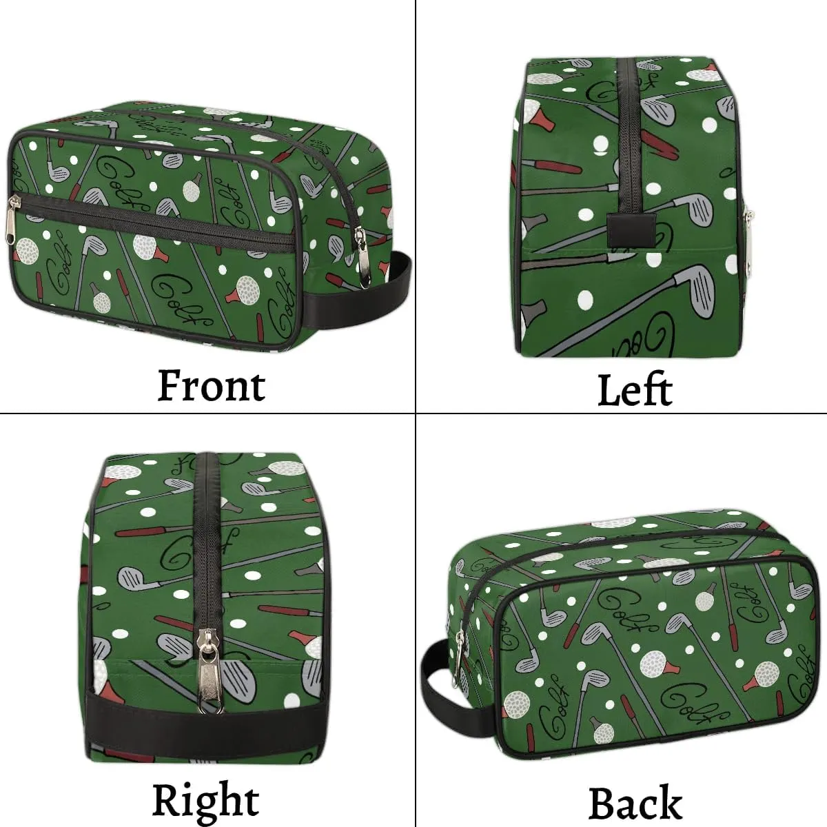 Golf Ball Travel Toiletry Bag for Boys Men - Hanging Dopp Kit for Kids - Waterproof Shaving Bag Bathroom Bags Wash Bag for Toiletries Accessories