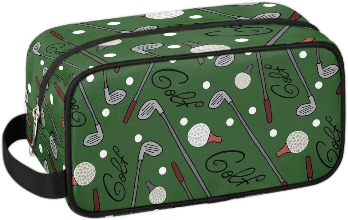 Golf Ball Travel Toiletry Bag for Boys Men - Hanging Dopp Kit for Kids - Waterproof Shaving Bag Bathroom Bags Wash Bag for Toiletries Accessories