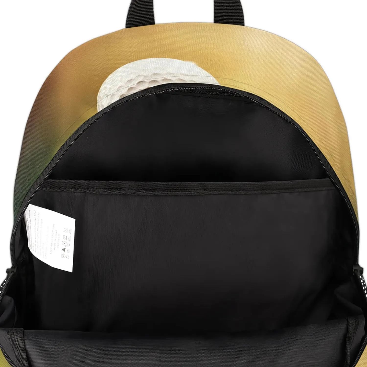Golf Sport Print 16.7 Inch Backpack Waterproof Shoulder Bag with Adjustable Strap Casual Hiking Gym Travel Daypack