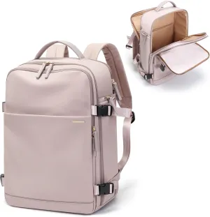 GOLF SUPAGS Laptop Backpack with Separate Laptop Compartment Fits 15.6 Inch Notebook Large Capacity Computer Bag for Women Work Travel College Backpacks (Pink)