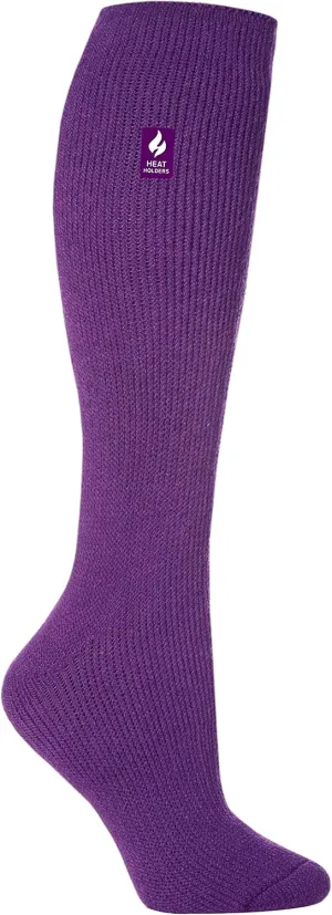 Heat Holders Ladies Extra Long Heat Holders, Purple, US Shoe Size 5-9, 22 Count