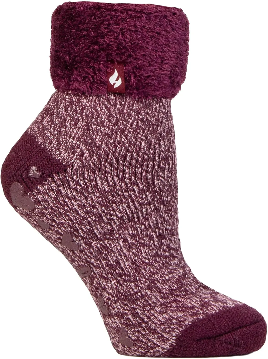 HEAT HOLDERS - Lounge Thermal Non Slip Bed Socks With Grip for Women