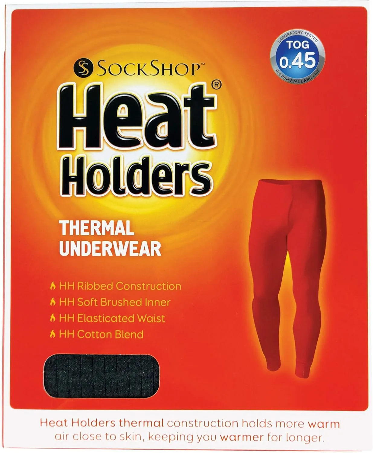 HEAT HOLDERS - Mens Winter Warm Thermal Underwear Pants Long Johns Bottoms