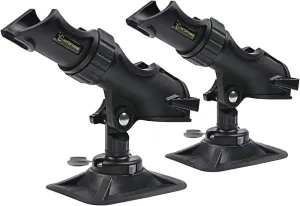 HITORHIKE Fishing Rod Holder Universal Fit Kit Allows for 360-degree Adjustment Kayak Fishing Boat Powerlock Rod Holder