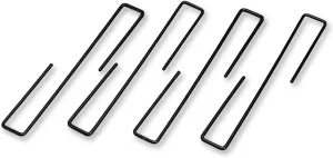 Hornady Universal Handgun Hangers, 95870, 4pk - Maximize Gun Safe Space with Easy Access Under Shelf Storage Gun Hangers -PVC Coated Steel Wire Pistol Holder Protect & Store 22 Caliber Handgun & More