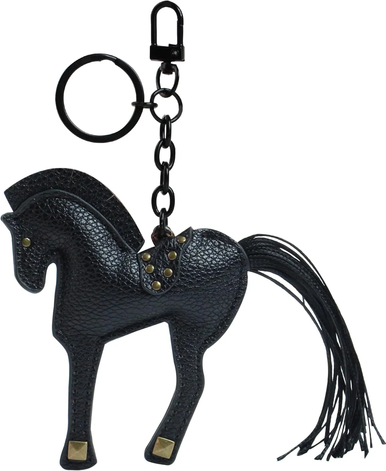 Horse Keychain, Hanging Charm Accessory for Purse, Bag and Backpacks Pony Key Chain for Women