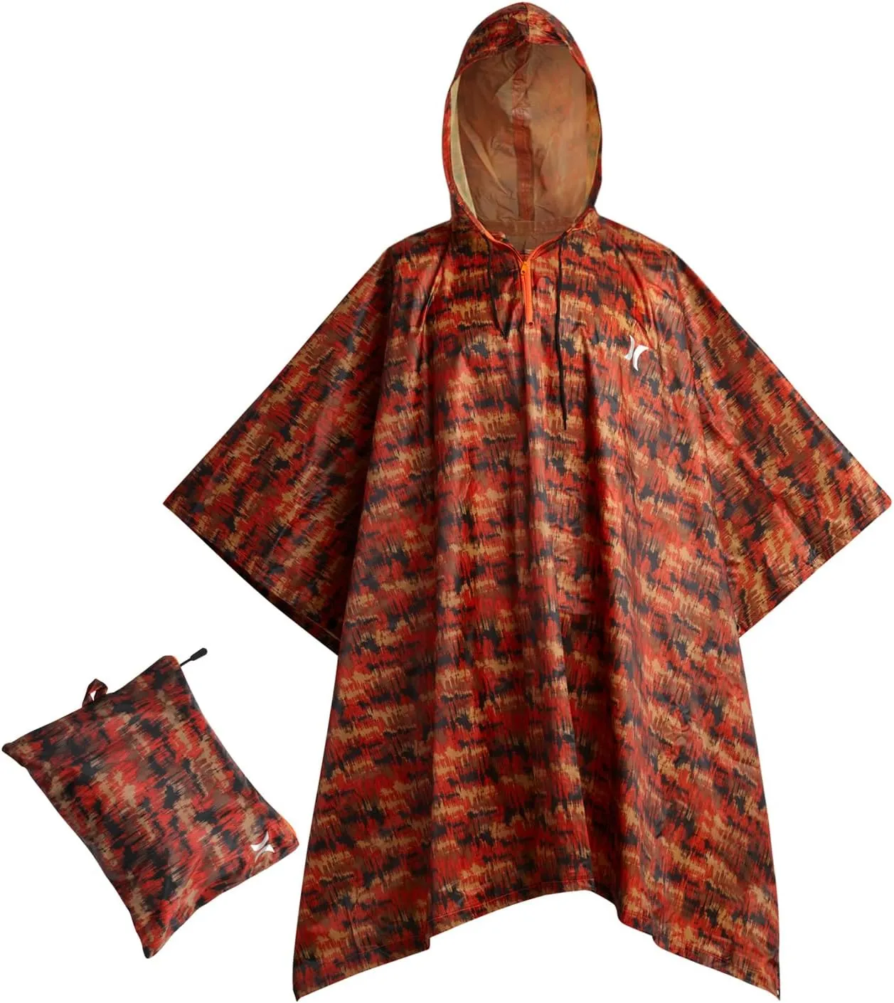Hurley Ponchos Adult - Waterproof Rain Ponchos for Adults, Lightweight Packable Rain Poncho for Hiking, Camping & Emergency