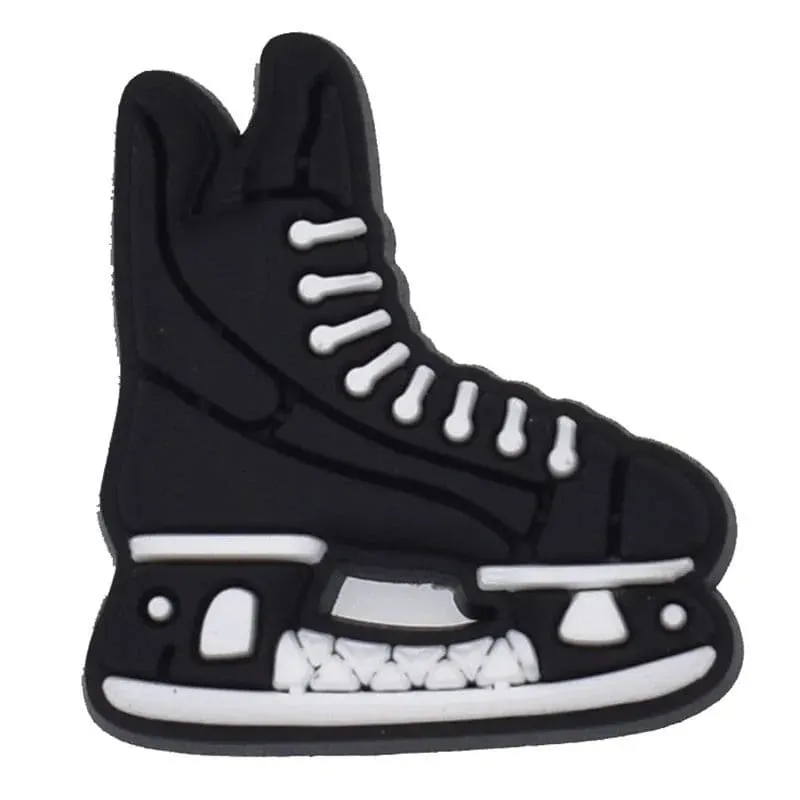 Ice Boot Skate Black Shoe Charm
