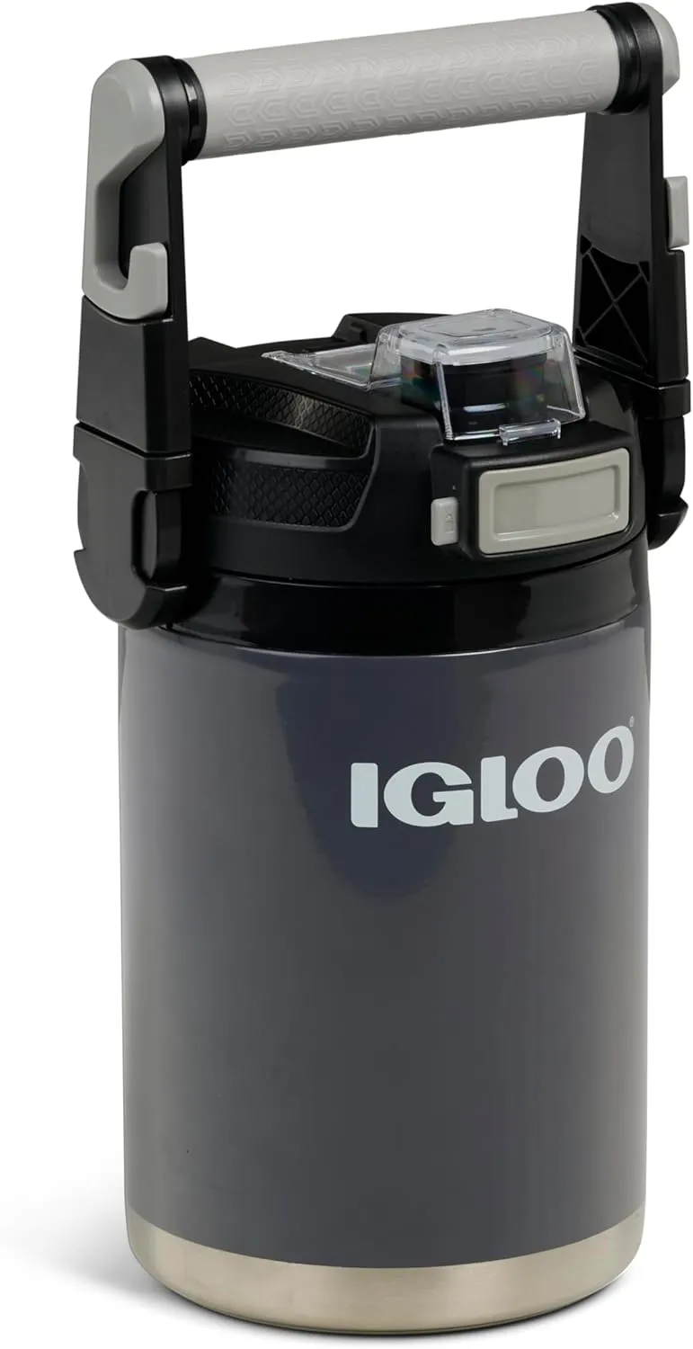 Igloo Rival 54OZ Insulated Water Jug, Half Gallon Large Water Bottle, Sports Water Jug