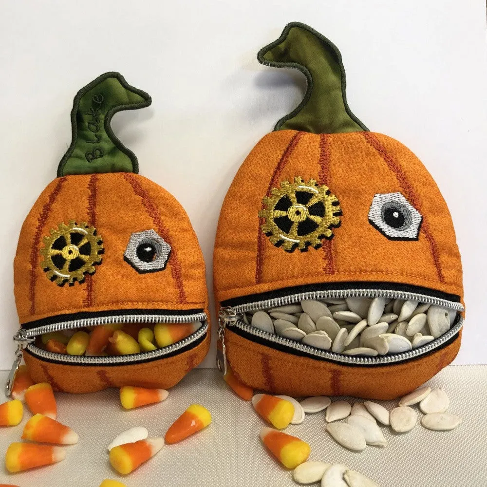In the Hoop Steampunk Pumpkin Pouch Pattern CD