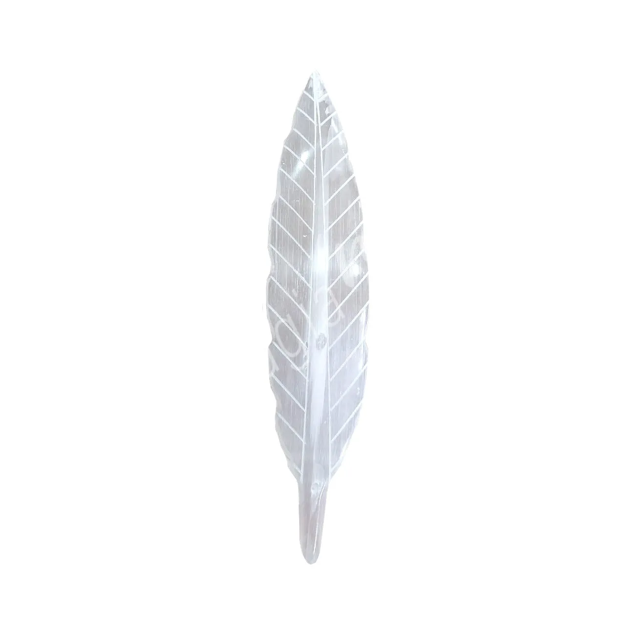Incense Holder Selenite Feather