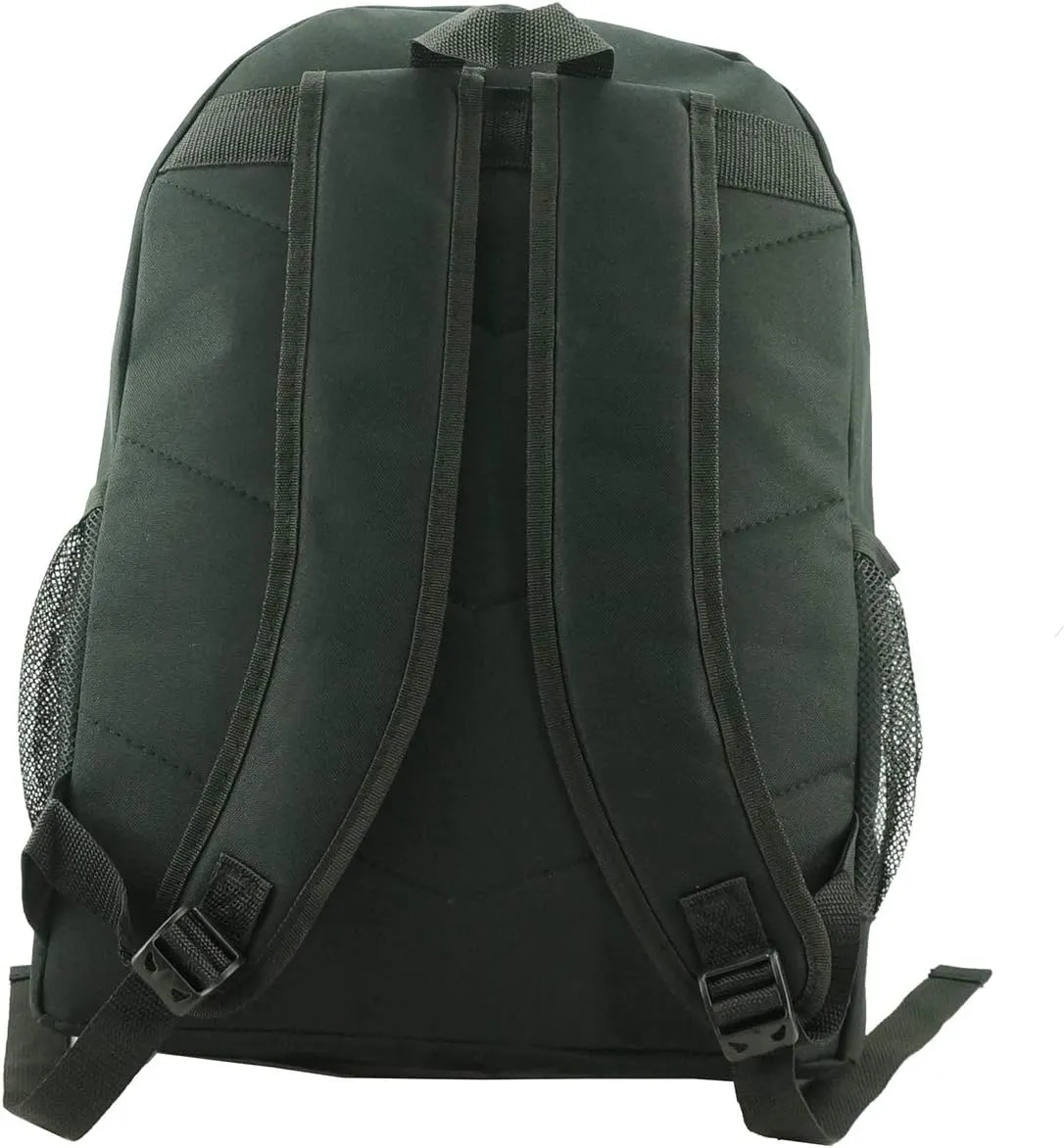 K-Cliffs 18" Classic College School Backpack Day Pack Fits 15.6" Laptop