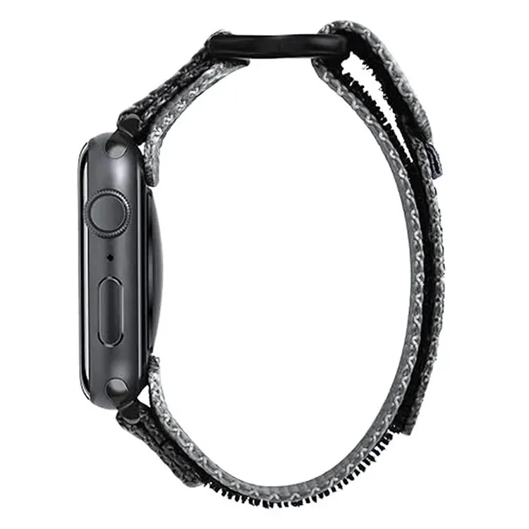 KALEBOL Nylon Watch Strap for Apple Watch Series 10 9 8 7 SE 6 5 4 3 2 1 42mm 41mm 40mm 38mm Wrist Band with Magic Tape