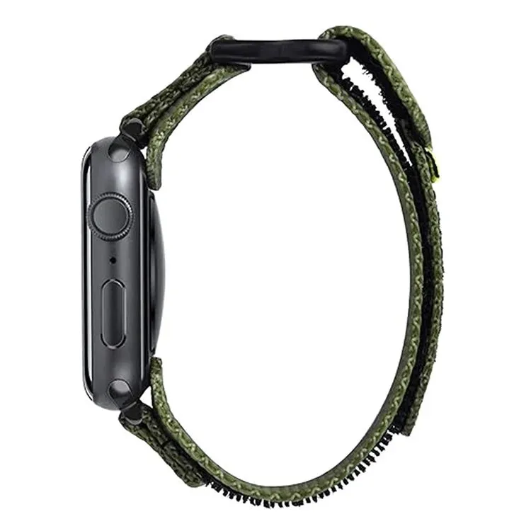 KALEBOL Nylon Watch Strap for Apple Watch Series 10 9 8 7 SE 6 5 4 3 2 1 42mm 41mm 40mm 38mm Wrist Band with Magic Tape