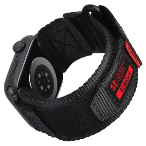 KALEBOL Nylon Watch Strap for Apple Watch Series 10 Ultra 9 8 7 SE 6 5 4 3 2 1 46mm 49mm 45mm 44mm 42mm Wrist Band with Magic Tape