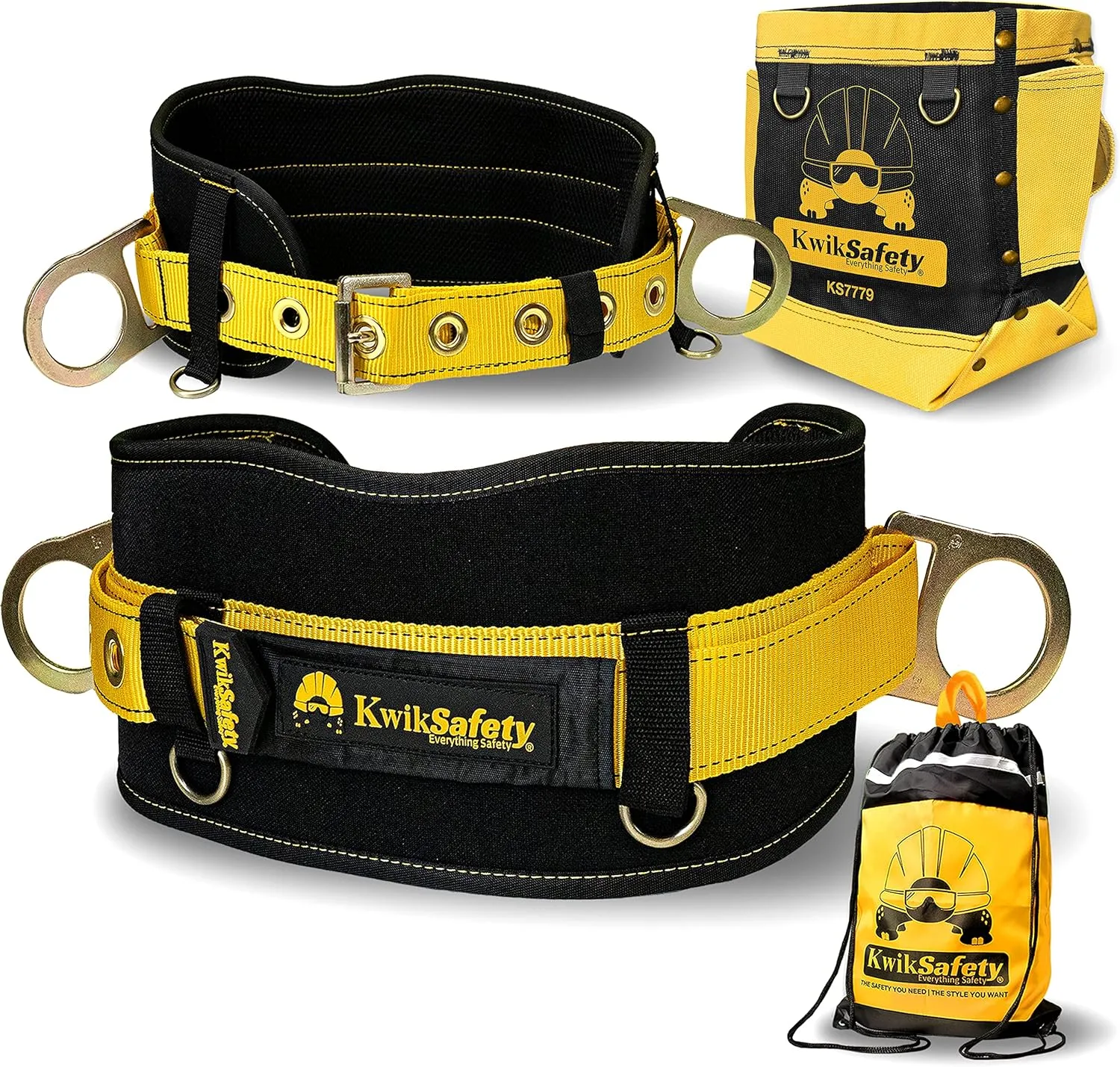 KwikSafety - Charlotte, NC - BEAVER TAIL Safety Belt for Positioning | Lineman Ironworker Cushioned Support