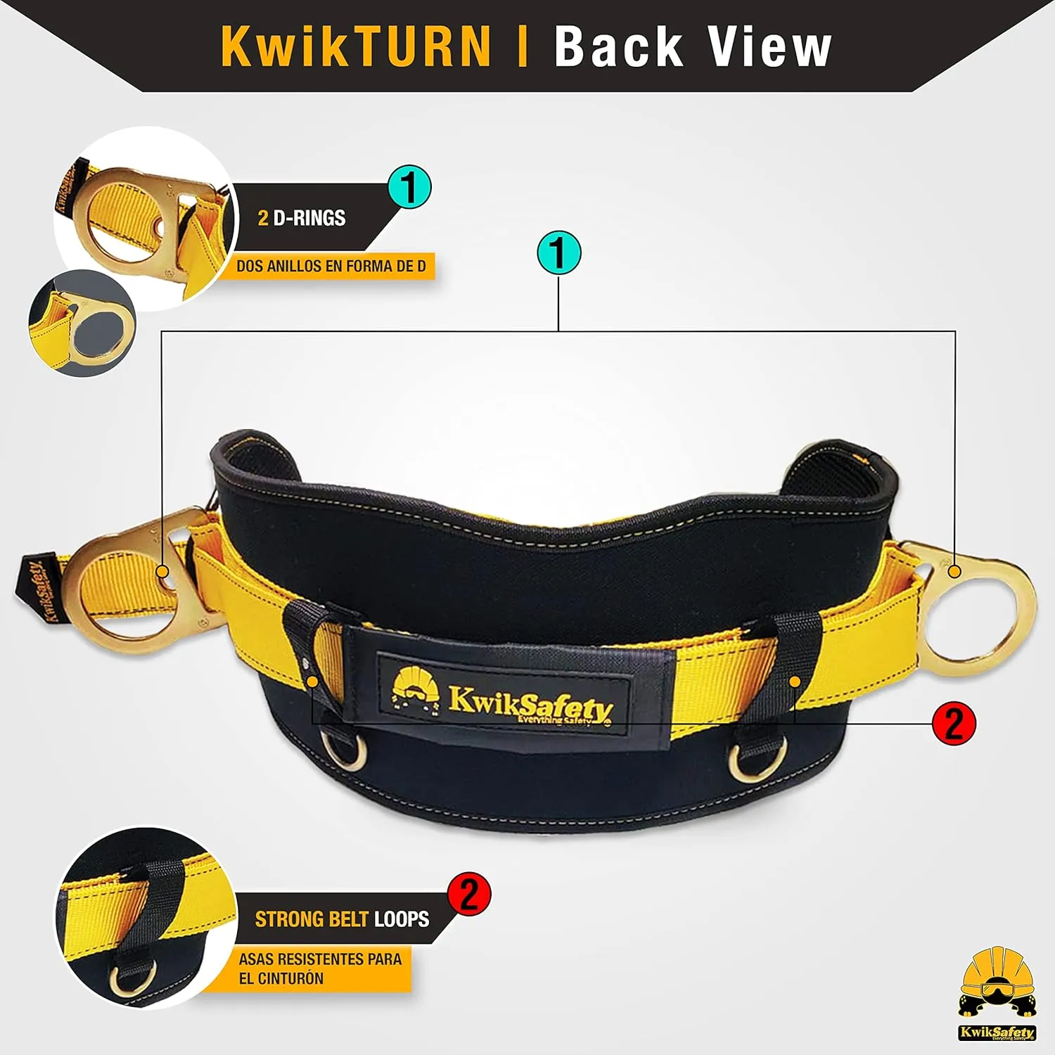 KwikSafety - Charlotte, NC - BEAVER TAIL Safety Belt for Positioning | Lineman Ironworker Cushioned Support