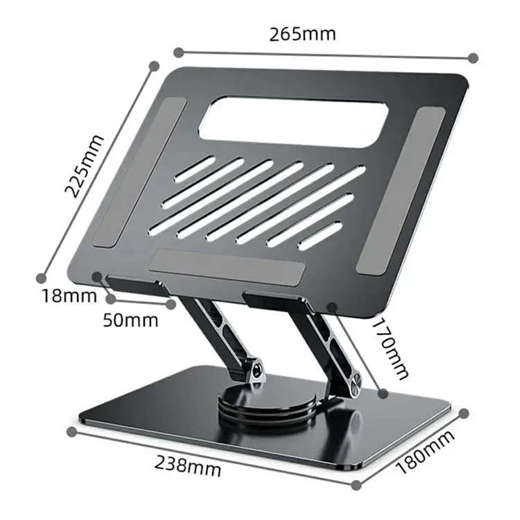 L305 Adjustable Tablet Stand Aluminum Alloy Cooling Design Desktop Holder for Laptops