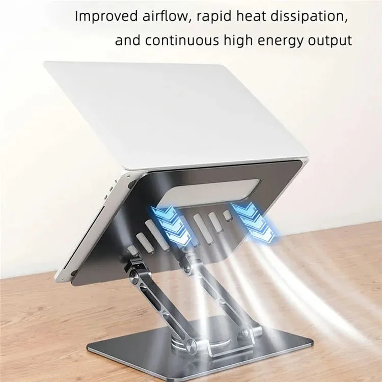 L305 Adjustable Tablet Stand Aluminum Alloy Cooling Design Desktop Holder for Laptops