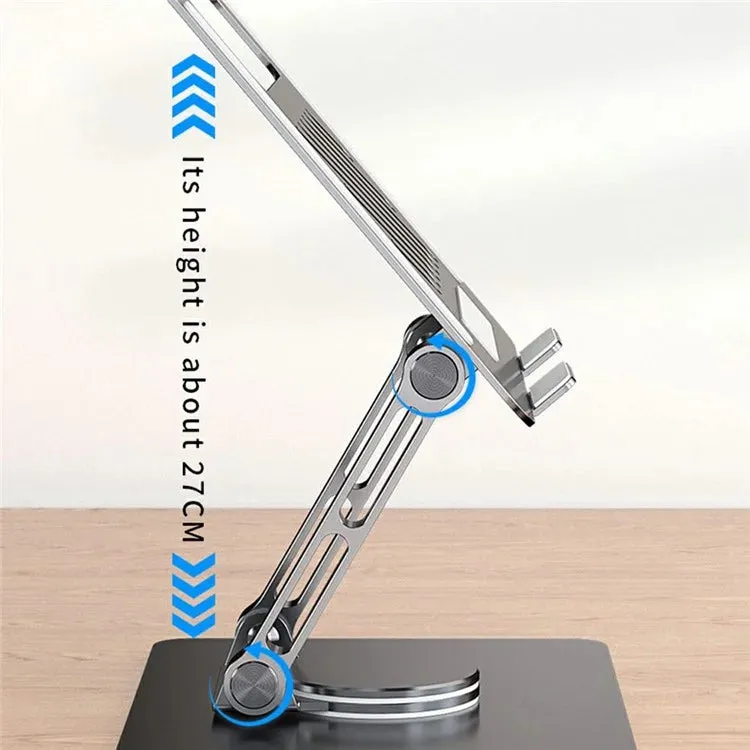 L305 Adjustable Tablet Stand Aluminum Alloy Cooling Design Desktop Holder for Laptops
