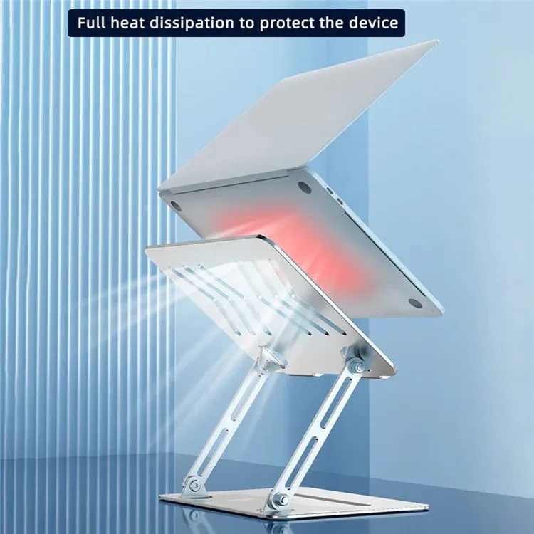 L307 Portable Laptop Stand Height Adjustable Metal Desktop Holder with Cooling Design