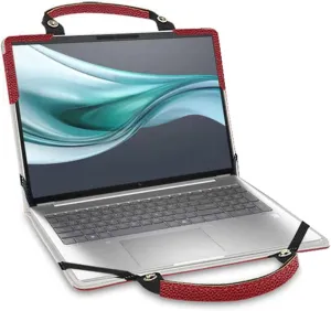 Laptop Case Cover for HP Envy x360 14 14-esXXXX 14t-es000 14-es0033dx 14-es0033dx with Portable Bag with Bag Handle,Red