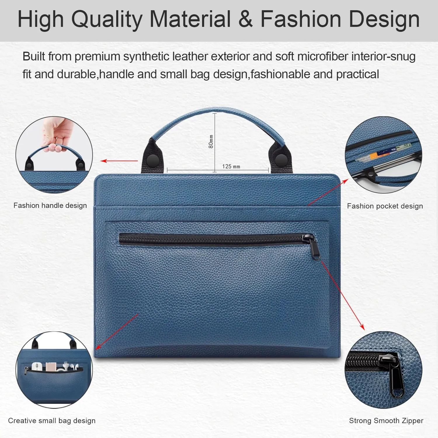 Laptop Case Cover Sleeve for Acer Predator Triton 500 SE PT516-52s PT516-51s with Portable Bag with Bag Handle,Black