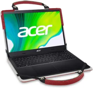 Laptop Case Cover Sleeve for Acer TravelMate Spin P4 14 TMP414RN-52 TMP414RN-52-58HG TMP414RN-52-711D with Portable Bag with Bag Handle,Red