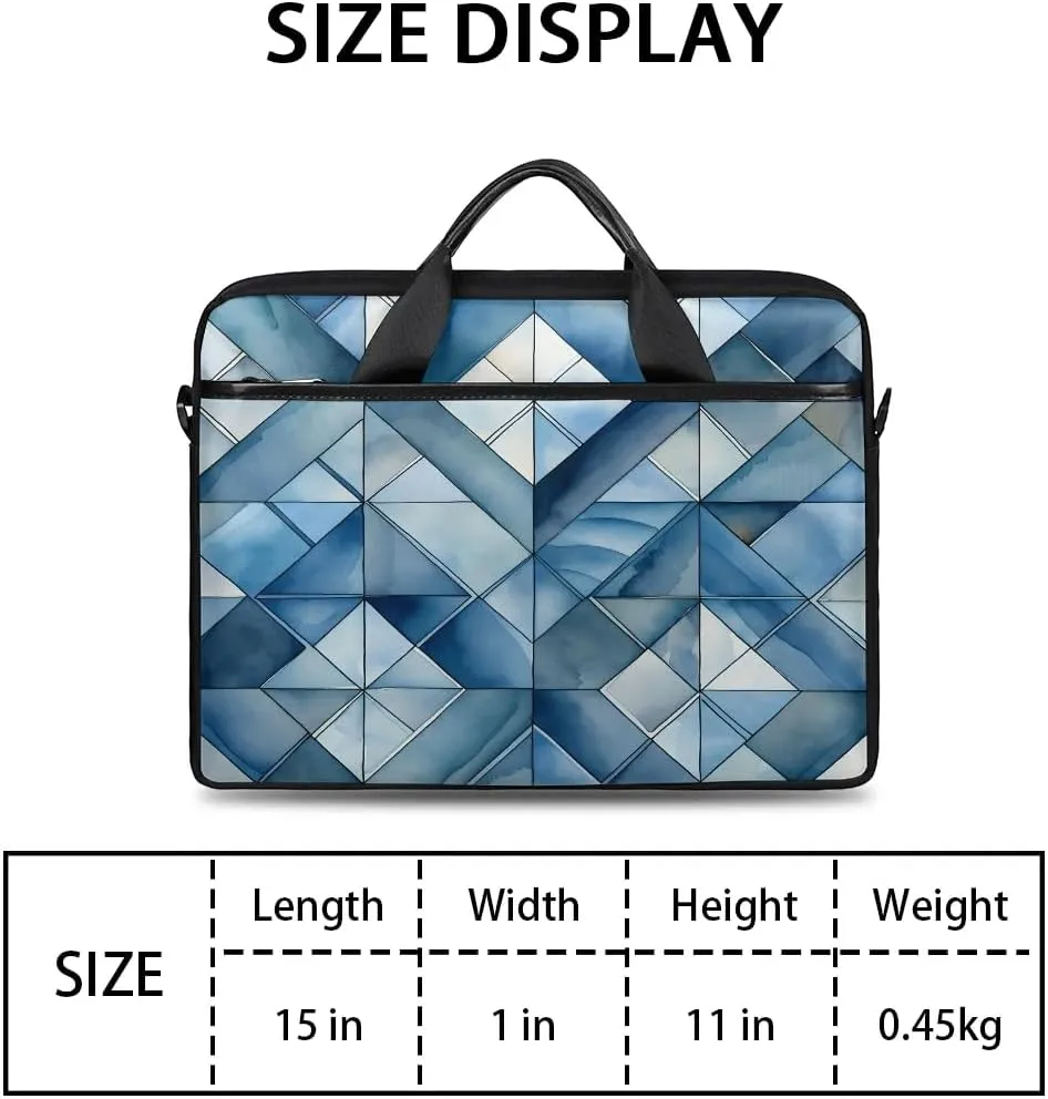 Laptop Shoulder Bag for 13-15 Inch Waterproof Laptop Sleeve Case Bag Slim Computer Carry Case Computer Cases for Laptops