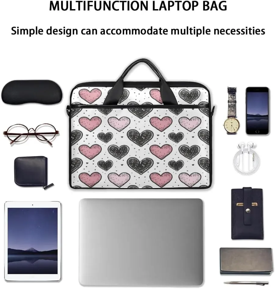 Laptop Shoulder Bag for 13-15 Inch Waterproof Laptop Sleeve Case Bag Slim Computer Carry Case Computer Cases for Laptops
