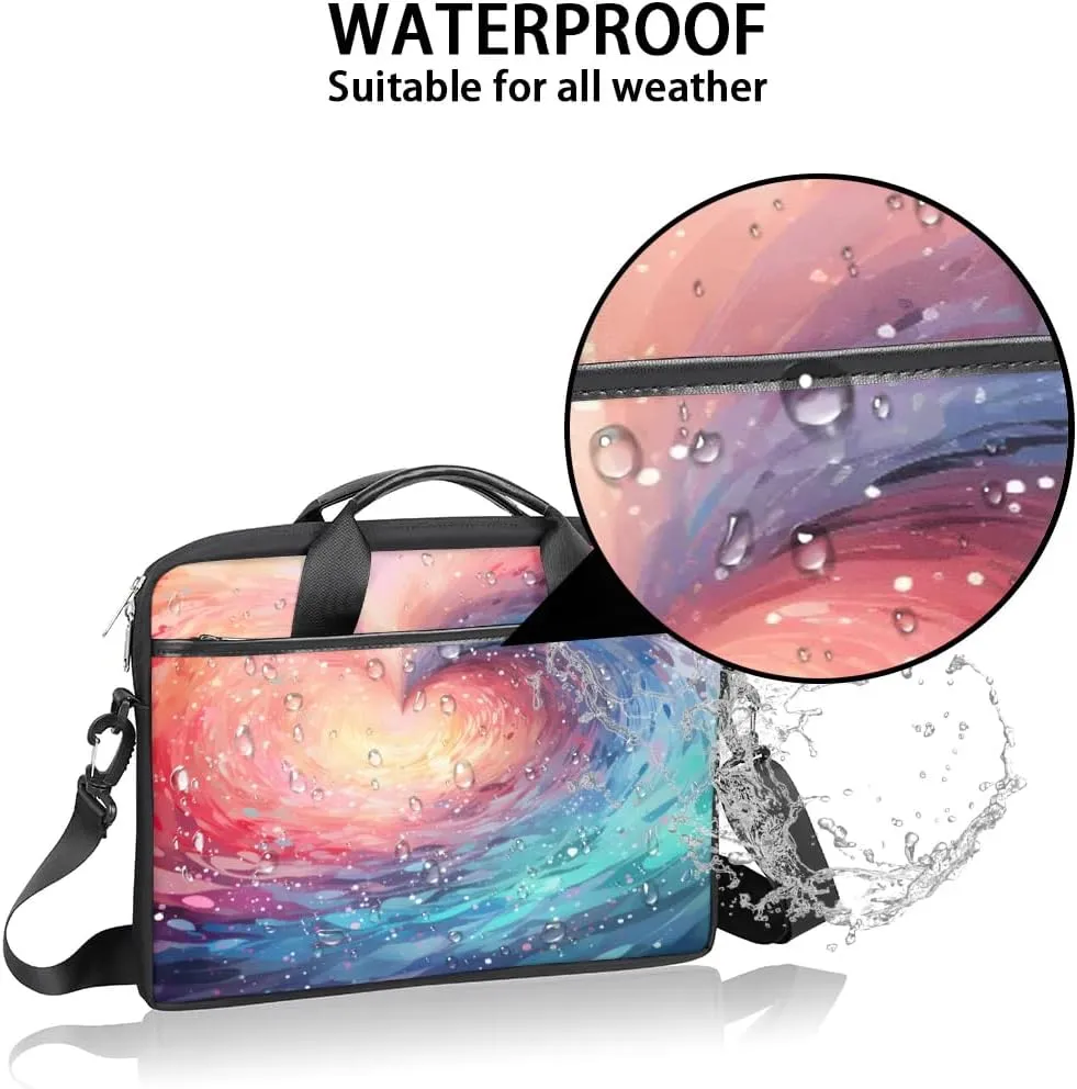 Laptop Shoulder Bag for 13-15 Inch Waterproof Laptop Sleeve Case Bag Slim Computer Carry Case Computer Cases for Laptops