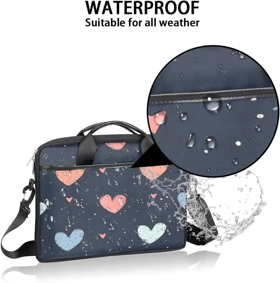 Laptop Shoulder Bag for 13-15 Inch Waterproof Laptop Sleeve Case Bag Slim Computer Carry Case Computer Cases for Laptops