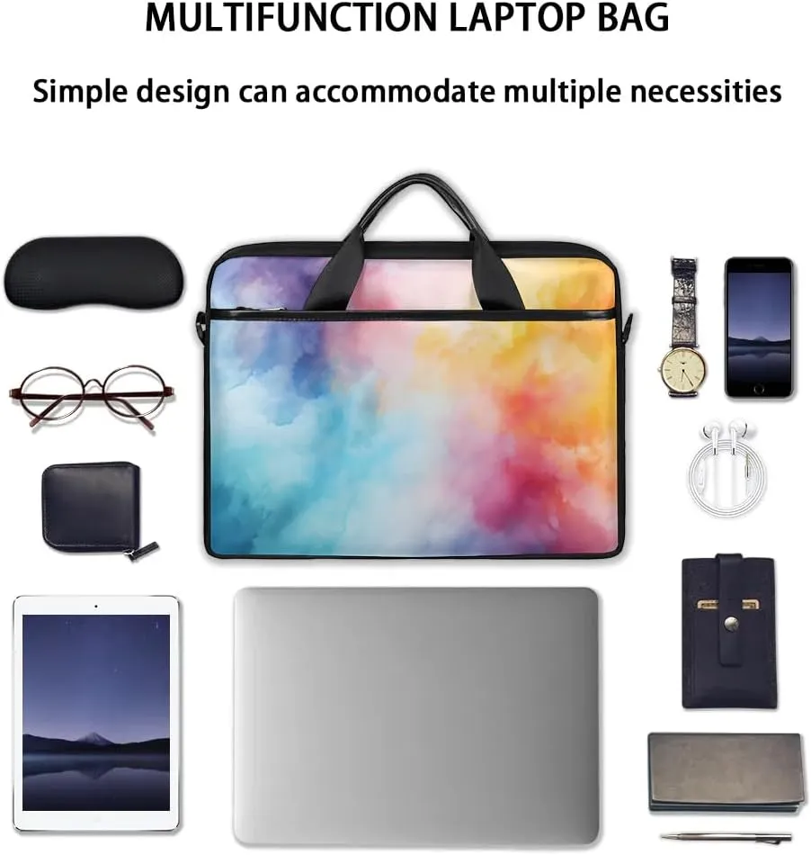 Laptop Shoulder Bag for 13-15 Inch Waterproof Laptop Sleeve Case Bag Slim Computer Carry Case Computer Cases for Laptops