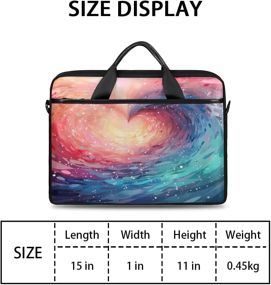 Laptop Shoulder Bag for 13-15 Inch Waterproof Laptop Sleeve Case Bag Slim Computer Carry Case Computer Cases for Laptops