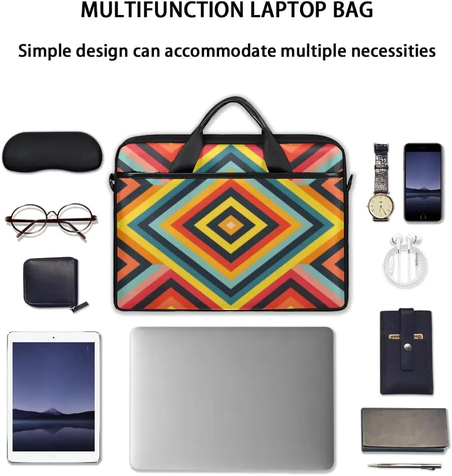 Laptop Shoulder Bag for 13-15 Inch Waterproof Laptop Sleeve Case Bag Slim Computer Carry Case Computer Cases for Laptops