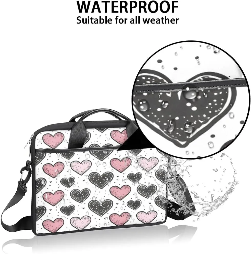 Laptop Shoulder Bag for 13-15 Inch Waterproof Laptop Sleeve Case Bag Slim Computer Carry Case Computer Cases for Laptops