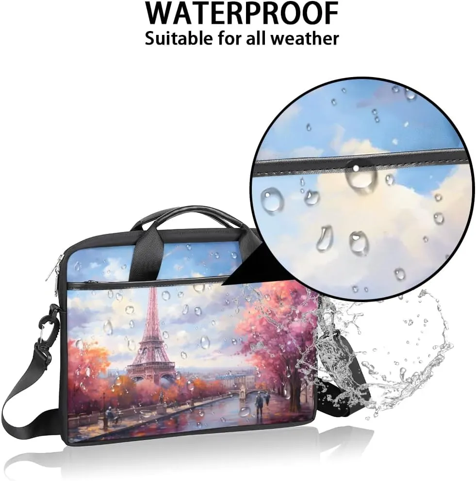 Laptop Shoulder Bag for 13-15 Inch Waterproof Laptop Sleeve Case Bag Slim Computer Carry Case Computer Cases for Laptops