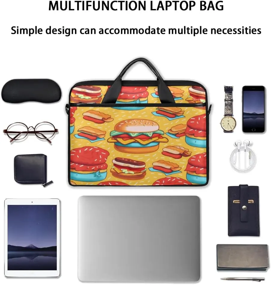 Laptop Shoulder Bag for 13-15 Inch Waterproof Laptop Sleeve Case Bag Slim Computer Carry Case Computer Cases for Laptops