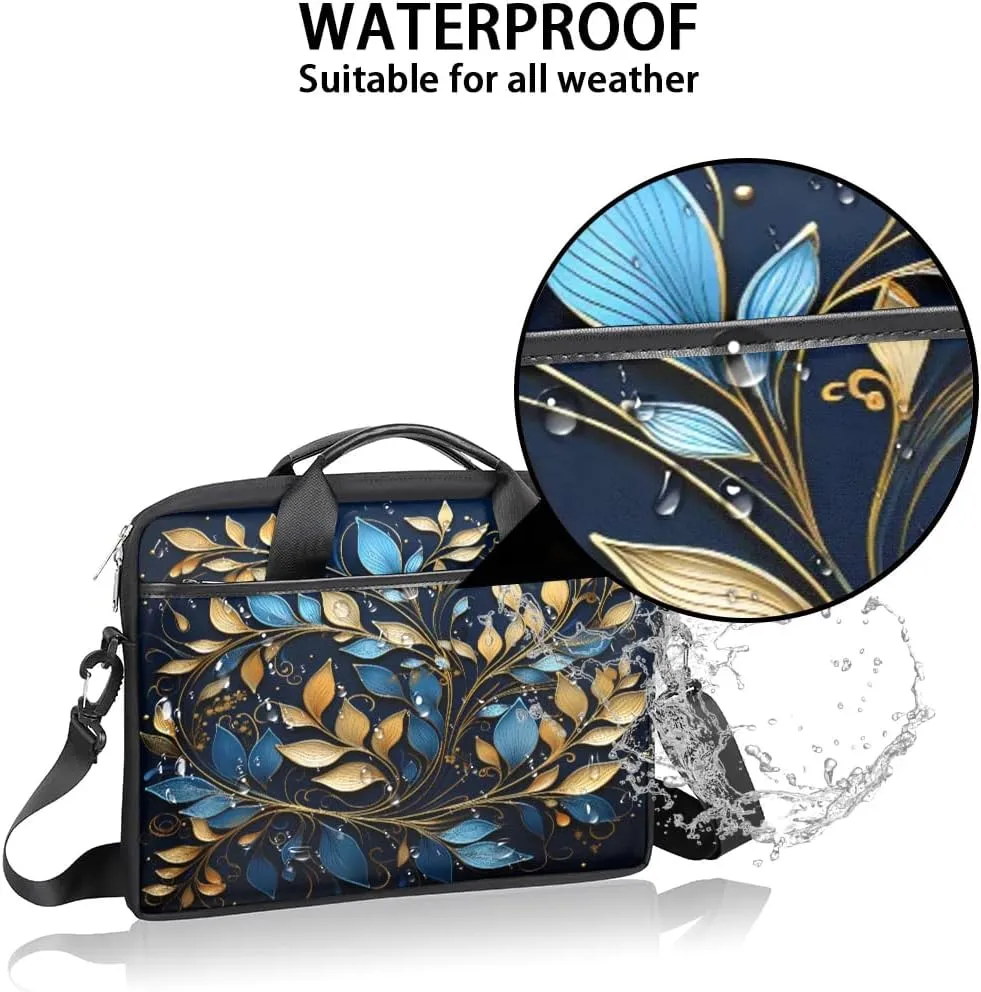 Laptop Shoulder Bag for 13-15 Inch Waterproof Laptop Sleeve Case Bag Slim Computer Carry Case Computer Cases for Laptops