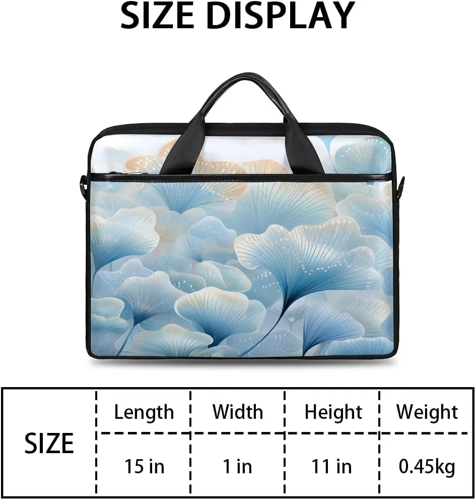 Laptop Shoulder Bag for 13-15 Inch Waterproof Laptop Sleeve Case Bag Slim Computer Carry Case Computer Cases for Laptops
