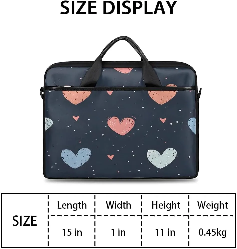 Laptop Shoulder Bag for 13-15 Inch Waterproof Laptop Sleeve Case Bag Slim Computer Carry Case Computer Cases for Laptops