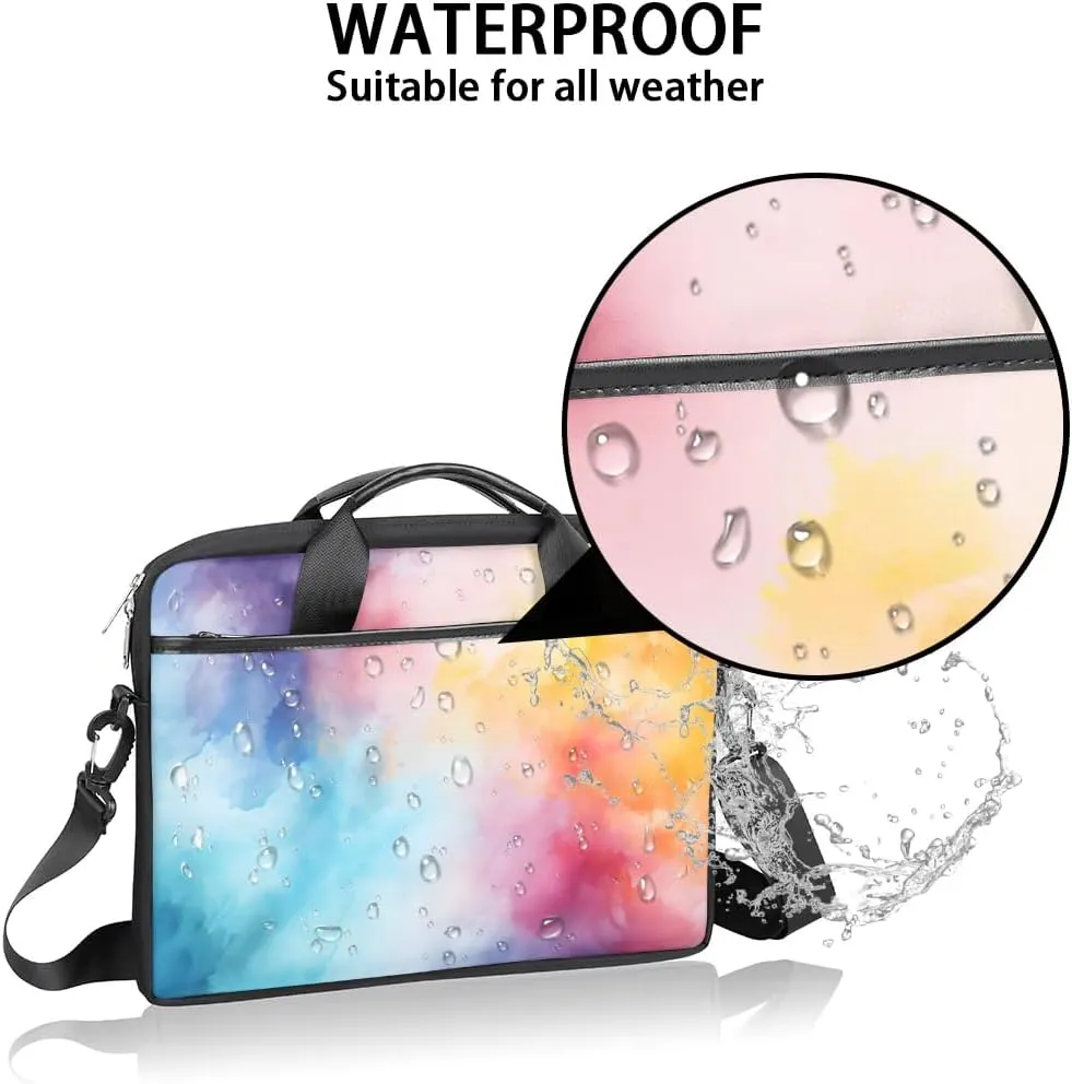 Laptop Shoulder Bag for 13-15 Inch Waterproof Laptop Sleeve Case Bag Slim Computer Carry Case Computer Cases for Laptops