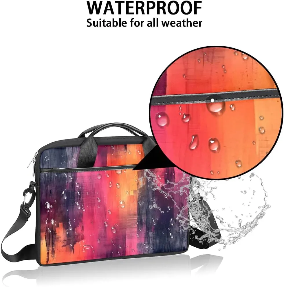 Laptop Shoulder Bag for 13-15 Inch Waterproof Laptop Sleeve Case Bag Slim Computer Carry Case Computer Cases for Laptops