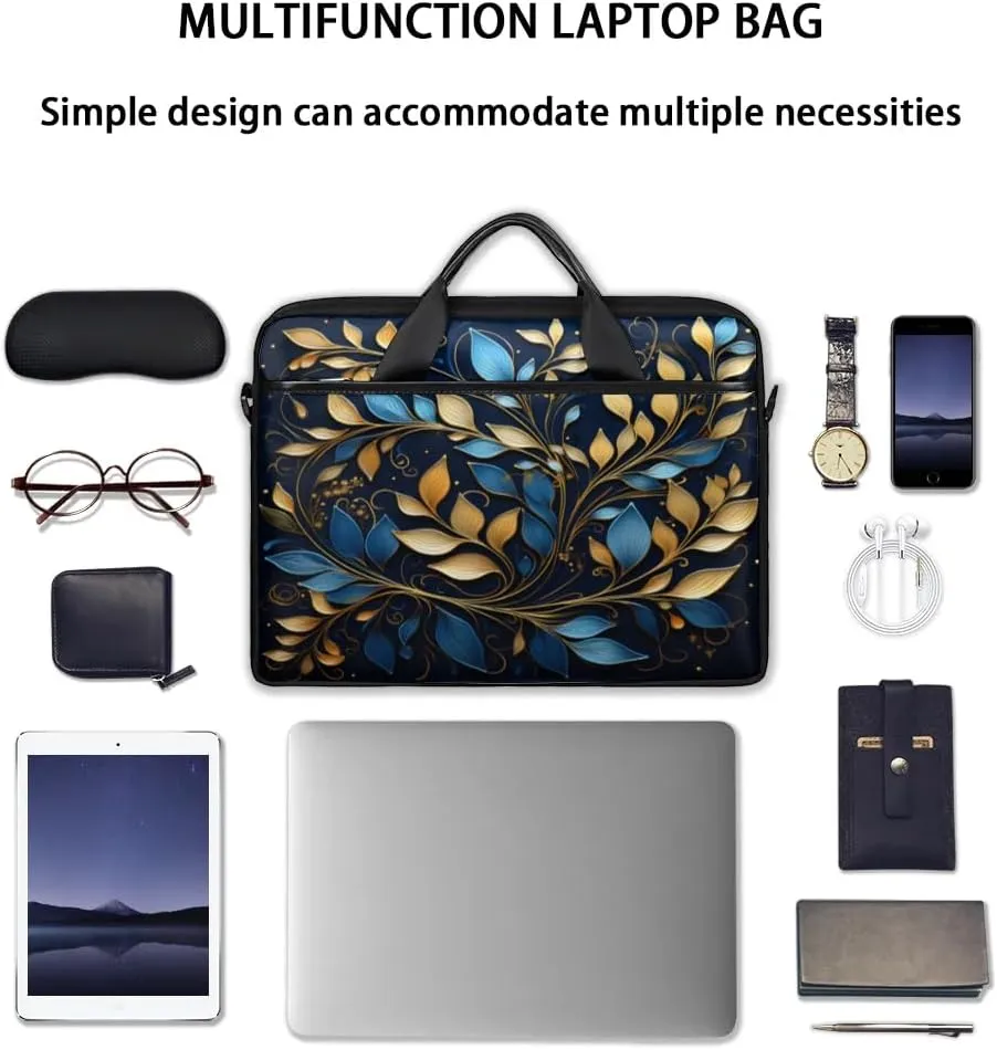 Laptop Shoulder Bag for 13-15 Inch Waterproof Laptop Sleeve Case Bag Slim Computer Carry Case Computer Cases for Laptops