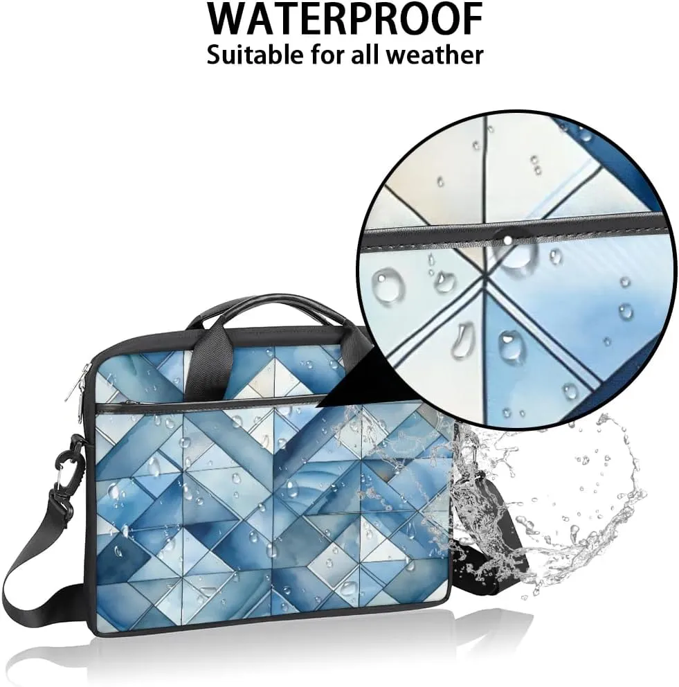 Laptop Shoulder Bag for 13-15 Inch Waterproof Laptop Sleeve Case Bag Slim Computer Carry Case Computer Cases for Laptops