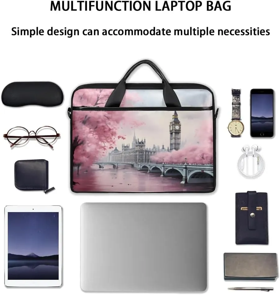 Laptop Shoulder Bag for 13-15 Inch Waterproof Laptop Sleeve Case Bag Slim Computer Carry Case Computer Cases for Laptops