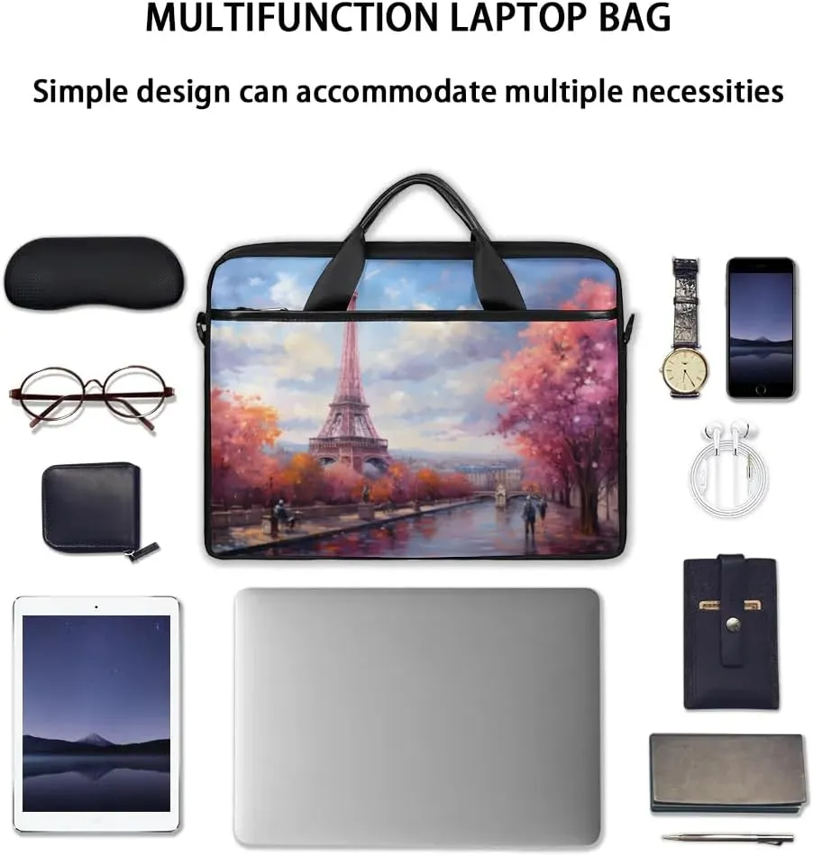 Laptop Shoulder Bag for 13-15 Inch Waterproof Laptop Sleeve Case Bag Slim Computer Carry Case Computer Cases for Laptops