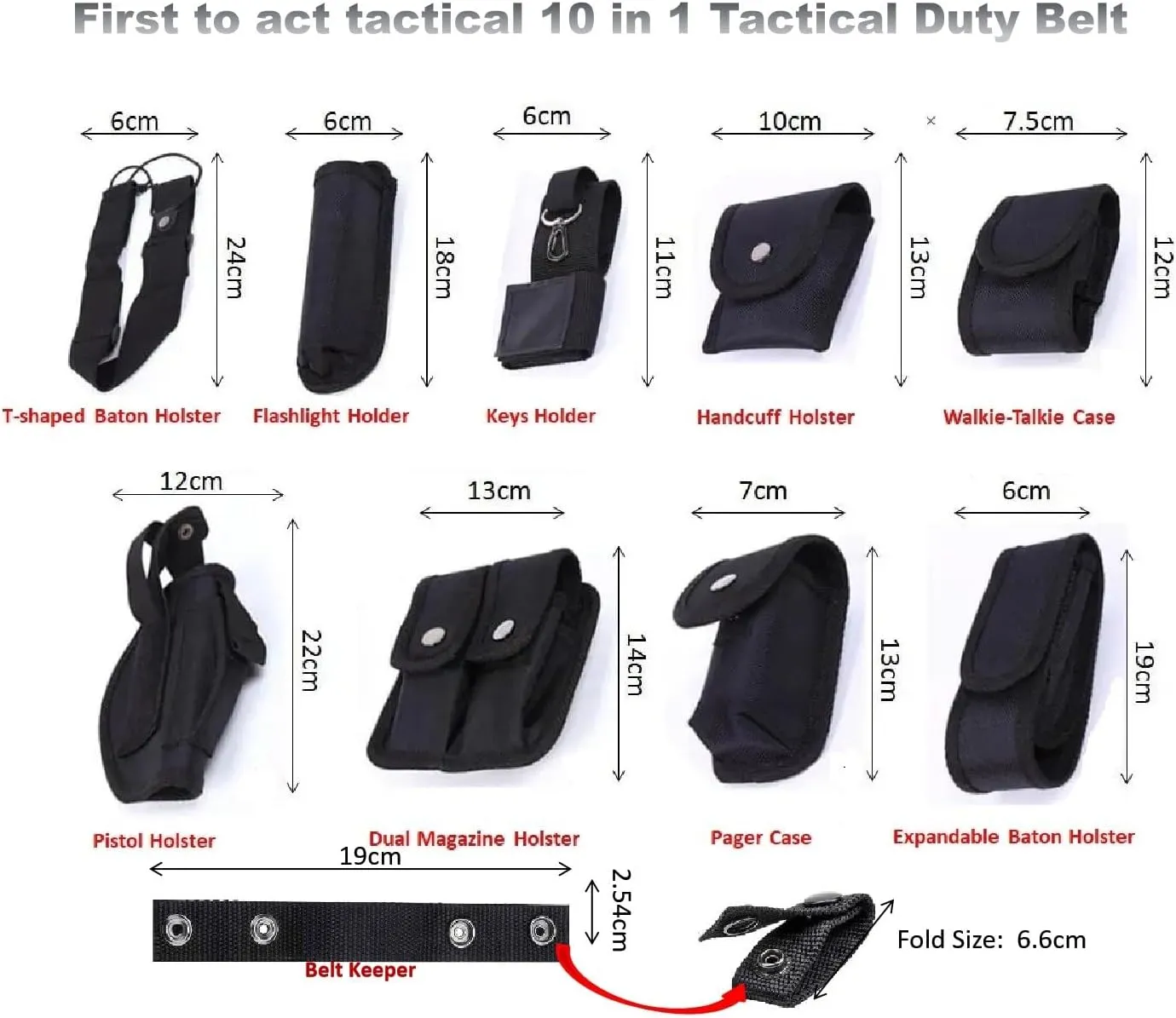 Law Enforcement Modular Equipment System Security Guard Military Tactical Duty Utility Versatile Battle Work Hunting Belt