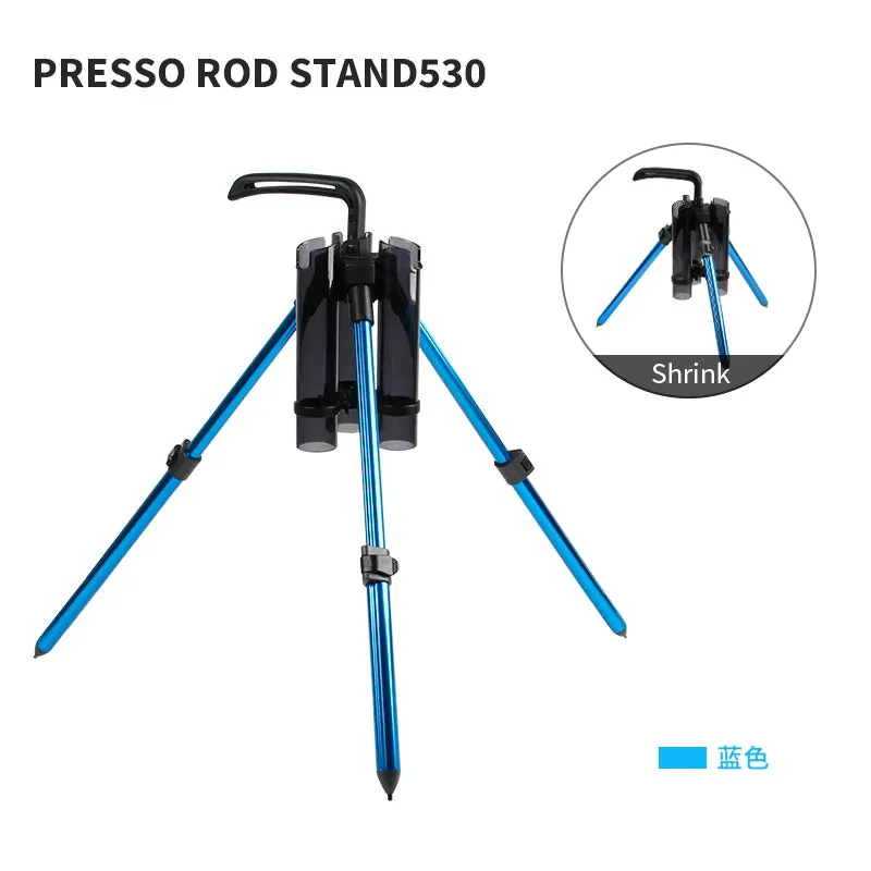 LETOYO Portable 300 530 Fishing Rod Support Tripod Fishing Lure Box Rod Stand Barrel Holder Pole Accessories Bracket Tools