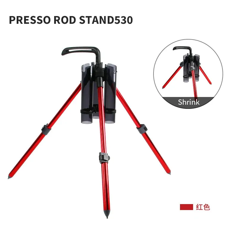 LETOYO Portable 300 530 Fishing Rod Support Tripod Fishing Lure Box Rod Stand Barrel Holder Pole Accessories Bracket Tools